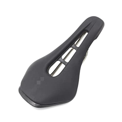 SAXTZDS KAIX Shop Saddles Mountain Road Saddle Asientos de diseño Hueco Suave PU Asiento de Ciclismo de Cuero MTB Silla de amortiguación de Bicicleta  en oferta