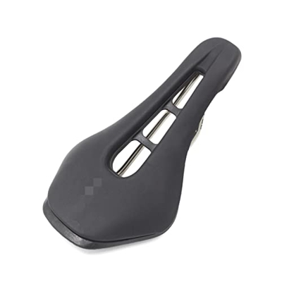 SAXTZDS KAIX Shop Saddles Mountain Road Saddle Asientos de diseño Hueco Suave PU Asiento de Ciclismo de Cuero MTB Silla de amortiguación de Bicicleta 