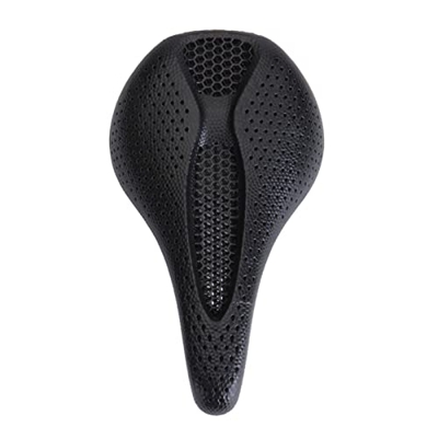 SAXTZDS KAIX Shop Bicicleta 3D Railas de Titanio Impresas Honeycomb Saddle Wide Hollow Racing cómodo MTB Montain Road Bike Asiento de Asiento Cylcing 