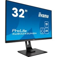 ProLite XUB3293UHSN-B1 pantalla para PC 80 cm (31.5") 3840 x 2160 Pixeles 4K Ultra HD LED Gris, Monitor LED