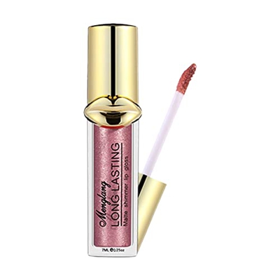 Labiales Mates Líquido labial antiadherente metálico Copa lápiz labial mate y exfoliante de labios brillo suavizante 10ml glaseado nacarado hidratante
