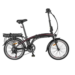 NAKXUS 20F039 Bicicleta eléctrica, Ligera, 250 W, Plegable, eléctrica, con Asistencia de Pedal, con batería de 10 Ah, 20 Pulgadas, para Adolescentes y características
