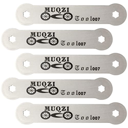 chiwanji Juego de 5 Llaves para Pedales de Bicicleta, Llave Inglesa para Desmontar, Herramienta de eliminación antioxidante Hexagonal, Llave para Peda en oferta