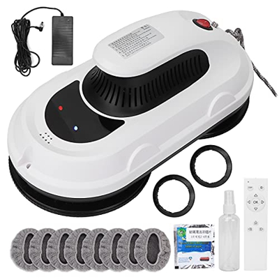 Zwinner Robot Eléctrico Inteligente de Limpieza de Ventanas, Robot Limpiador de Ventanas Magnético para Vidrio, Pared, Baldosas de Cerámica, Espejo, A