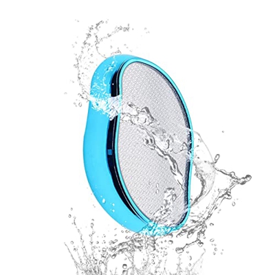 Lima para pies de cristal para pies suaves - Superficie de vidrio ultrafina, elimina suavemente la piel dura, funciona en pies secos y mojados, fácil 