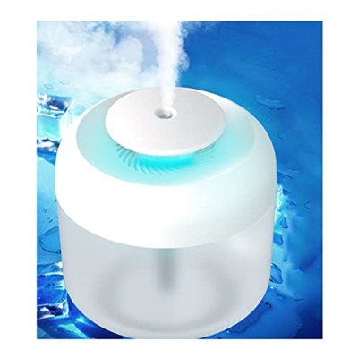 yestGE Humidificador Aire USB Gran Capacidad 2,4 L, Humectante Atomizador, Aroma Difusor Dormitorio Bajo Ruido, Esterilizador Luz Nocturna Acondiciona