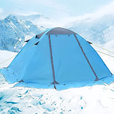 Tienda de Pesca al Aire Libre en Invierno, Mochila portátil para Senderismo, Tiendas de Pesca en Hielo para 2 Personas, Campo de Pesca Nocturno Imperm