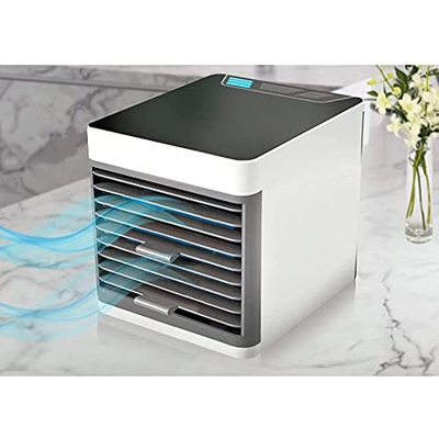 VVLXRIC Ventilador USB - Refresca, Humidifica Aire Acondicionado para Coche Portatil, Utilice Solo Agua Limpia Ventilador Frio Hielo - para El Hogar Y