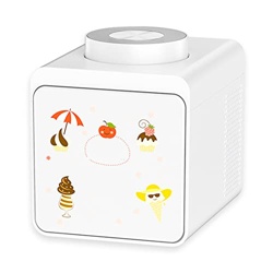 ZHANGTAOLF Home Mini Ice Creamer, 1L Fabricante de Helados eléctrico casero, Grado de Comida con Pantalla LED, congelamiento automáticamente Yogurt, S precio