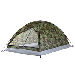 Desconocido Tienda de campaña para 2 Personas Ultraligera de una Sola Capa Impermeable PU1000mm con Bolsa de Mano Adecuada para Senderismo características