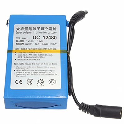 MUYJOY Batería De Gran Capacidad De Iones De Litio De 12v 4800mah 12480, Disponible para La CáMara InaláMbric Reproductor De CD LáMpara Led DVD PortáT
