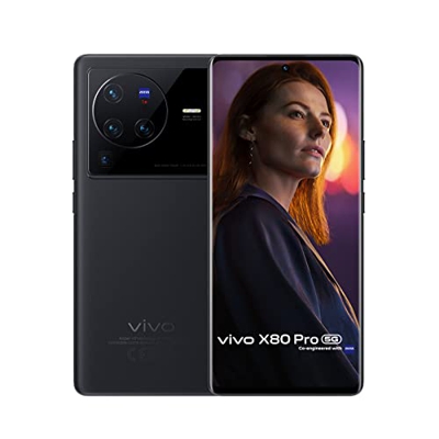 vivo X80 Pro 5G Smartphone,12 GB de RAM + 256 GB de ROM, Óptica ZEISS de 50 MP, Teléfono Móvil con,AMOLED de 6,78 Batería de 4700 mAh, FlashCharge de 