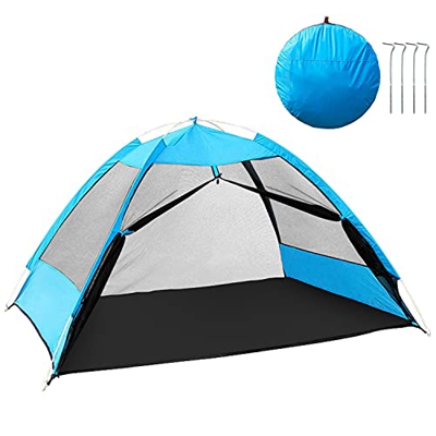 Desconocido Tienda de campaña emergente Ultraligera, Tienda de Malla para Exteriores, Red de Ocio para la Playa, Tienda automática para 2 Personas, Ti