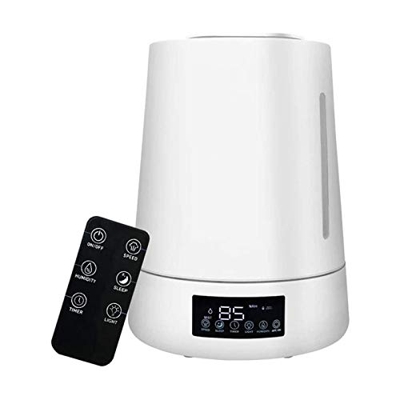 zinhsq Difusor de aceite esencial de 400 ml, humidificador de neblina fresca de aromaterapia ultrasónica con control remoto, luces LED, apagado automá