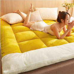 ZCYX Colchón de Suelo de Estilo japonés, colchón de Cama, colchón de Tatami de 10CM Grueso, colchón Enrollable, colchón de futón, colchón Plegable en oferta