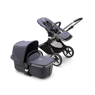 Bugaboo Fox 3, nuestro sistema de viaje 2-en-1 más cómodo: carrito todoterreno, capazo con ventilación avanzada, chasis grafito, capazo y capota Storm