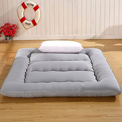 OMKUOSYA Estera de Piso de Tatami, colchón de futón japonés, Plegado SUV Colchón, Cama de Viaje Enrollable, Almohadilla for Dormir for Interiores/Exte