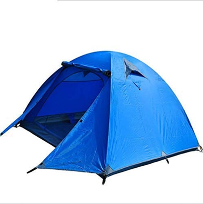 Desconocido 2 Personas Camping Dome Carpa Outdoor Cabana Pop-Up Lonas para Senderismo Viajes Vacaciones (Azul)