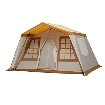 Desconocido Tiendas de campaña Familiares de Tela Oxford, Tienda Grande para 5~8 Personas, Impermeable, Doble Capa, Tienda Grande para Exteriores, Pic