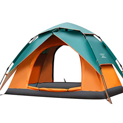 Tienda familiar para exteriores, tienda de campaña con doble puerta, ajuste automático para 2-3 personas, 3 estaciones, tienda impermeable ligera, dep en oferta