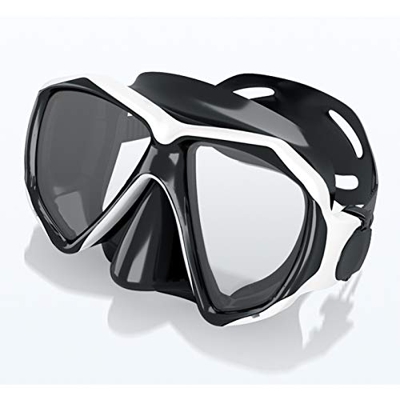 Gafas anti-niebla, gafas de natación, máscara de snorkel, amplio campo de vista Anti-niebla Gafas de silicona, Piscinas Playas Baño marino, para hombr