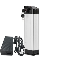 IVIWCLOP Batería Ebike Batería Incorporada Bicicleta Eléctrica Plegable De 48V Paquete Batería Iones Litio De 10Ah 12,5Ah con Cargador Apto para Motor características