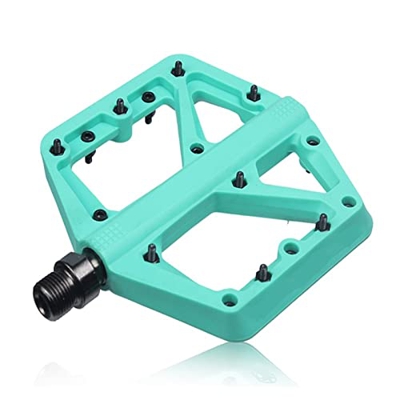 GENGGENG YEJIANGHUA Ajuste for Pedales de Bicicleta MTB Nylon Platform Footrest Flat Mountain Bike Paddel Agarda Pedalen Rodamiento Potitas de los pie