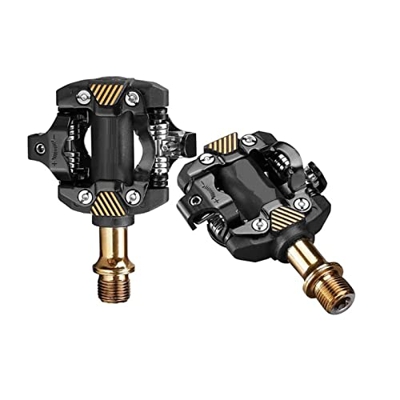 GENGGENG YEJIANGHUA Fit For MTB Pedals de Bicicleta de montaña Pedalen Clip de pedalina de Bicicleta SPD Tacos de reposapiés Auto-Bloqueo for rodamien