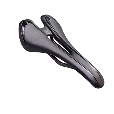SAXTZDS KAIX Shop Nuevo diseño Hueco liviano liviano Fibra de Carbono Arco EVO Sponge MTB Road Bike Asiento Cushion Cushion Bicycle Saddle (Color : Bl
