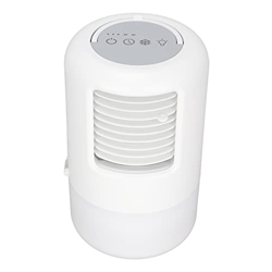 Mini aire acondicionado, acondicionadores de aire portátiles con luz nocturna 3 niveles de velocidad del viento para el hogar para la habitación para  características