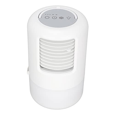 Mini aire acondicionado, acondicionadores de aire portátiles con luz nocturna 3 niveles de velocidad del viento para el hogar para la habitación para 