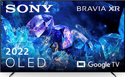 Sony OLED - 65A80K/P BRAVIA XR, televisor inteligente Google 65 pulgadas, 4K/P HDR 120Hz y HDMI 2.1 para PS5, Dolby Vision-Atmos, Pantalla Triluminos 