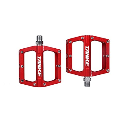 Pedales de Bicicletas Ultraligero aleación de Aluminio Colorido Hueco antideslizador Antideslizante Accesorios de Bicicleta de montaña MTB Pedales Ped