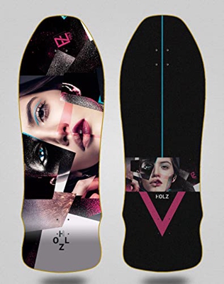 Holz monopatin Skate Skateboard surfskate Deck Tabla Paint Mosaic Anya Giga 9.75x30