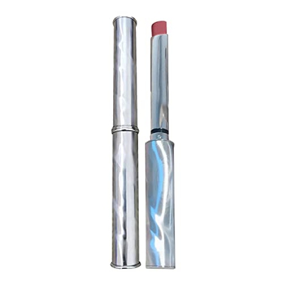 Labiales Mates Copa hidratante para el talón, para iluminar con agua, tubo pequeño sin espejo, lápiz labial plateado, fácil mancha de lápiz labial y h