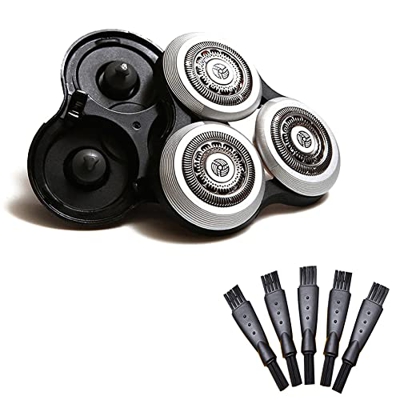 Jerilla Cabezales de Afeitado de Repuesto, Cuchillas de Afeitar con 5 Cepillos Compatible con Philips Afeitadoras Eléctricas Serie 9000 S9911 S9711 S9