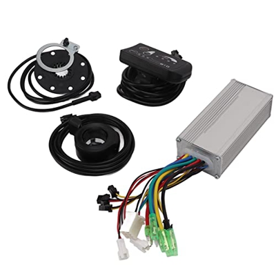 Uxsiya Controlador de Actualización de Bicicleta Eléctrica, Pantalla de Datos Kit de Controlador Modificado de Batería de Litio para Bicicleta Mano de