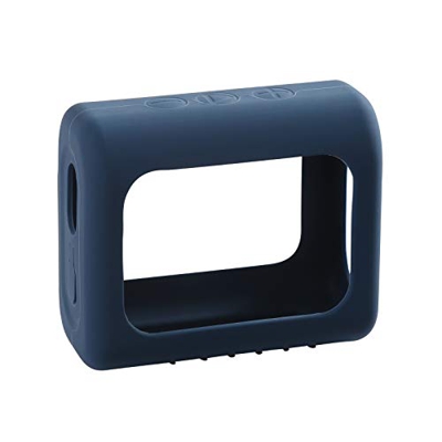 WERICO Funda de silicona para JBL go 3 Altavoz Bluetooth portátil impermeable, manga protectora ultraligera portátil con mosquetón (azul)