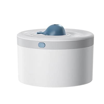 rongweiwang Humidificador de aire con luz nocturna, 1,5 l, generador de niebla hidratante para oficina, 2 engranajes, temporizador ajustable, difusor 