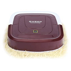 Pwshymi Aspiradora, Aspiradoras Robóticas Aspiradoras Domésticas de Estilo Rojo Mopping Sweeping Robot USB Recargable para Pelo de Mascota para Alfomb características