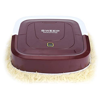 Pwshymi Aspiradora, Aspiradoras Robóticas Aspiradoras Domésticas de Estilo Rojo Mopping Sweeping Robot USB Recargable para Pelo de Mascota para Alfomb