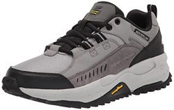 Skechers Bionic Trail Road Sector, Zapatillas para Caminar Hombre, Charcoal Suede/Black PU/Mesh/Black Trim, 40 EU precio