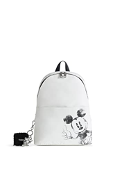 Desigual Back_Mickey Mombasa, Mochila Mediana para Mujer, Blanco, Einheitsgröße precio