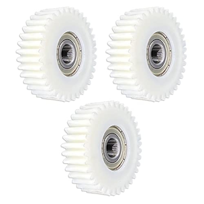 Guangcailun Engranajes de bicicleta eléctrica de 3 uds, conjunto de repuestos de engranajes de nailon, accesorios de modificación de reparación, reemp
