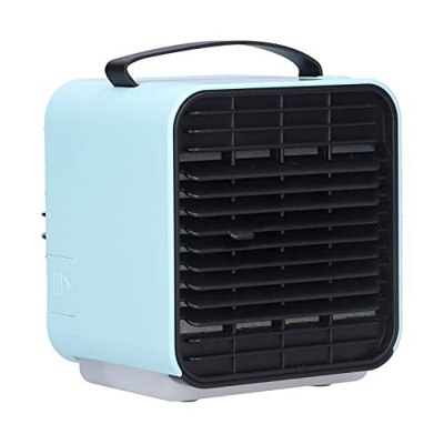 Ventilador de Escritorio de enfriamiento, Velocidad del Viento Ajustable de 3 velocidades, Capacidad de 150 ml, Enfriador de Aire Personal con Motor s