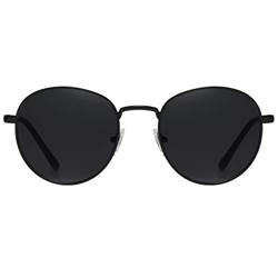 H HELMUT JUST Gafas de sol para Mujer y Hombre Vintage Redondas con Montura en Metal Lente de Policarbonato Resistente al Impacto en oferta