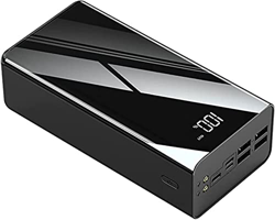 Mommax Power Bank Cargador USB Portátil 4 Salidas Pantalla LED De 3 Entradas, Cable De Batería Externa para Todos Los Teléfonos Móviles, Carga Rápida, características