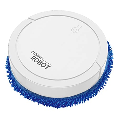 TOTOB Robot trapeador silencioso Inteligente para el, máquina trapeadora húmeda y Perezosa Exfoliar Los Productos De Papá (White, One Size)