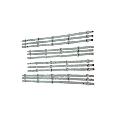 12 PCS LED Falta de retroiluminación Apta for LG TV 47LA620S 6916L-1259A 6916L-1260A 6916L-1261A 6916L-1262A LC470DUE Kits de Cuerpo