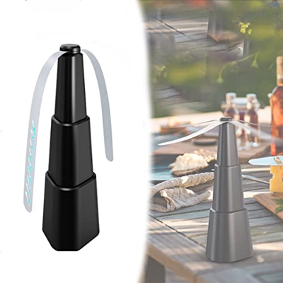 JBNB 1pcs Fly Fans for Tables, Portable Automatic Table Food Fly Fan?Picnic Drive Fans for Outdoor Indoor Meal, Keep for Your Food Clean?Restauran?Par